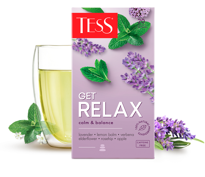 Чайный напиток с ароматом бузины Relax в пакетиках 20 шт.
