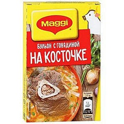 Бульон Maggi Говяжий на косточке 100 г.