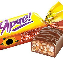 Конфеты ЯРЧЕ Яшкино "Семечки в мягкой карамели" 500 г.