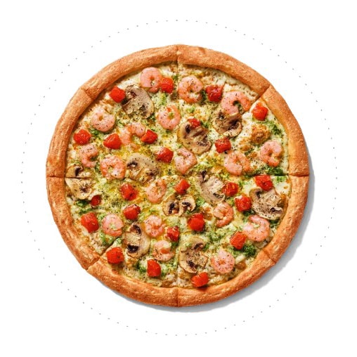 Додо пицца "Креветки с песто" 30 см.