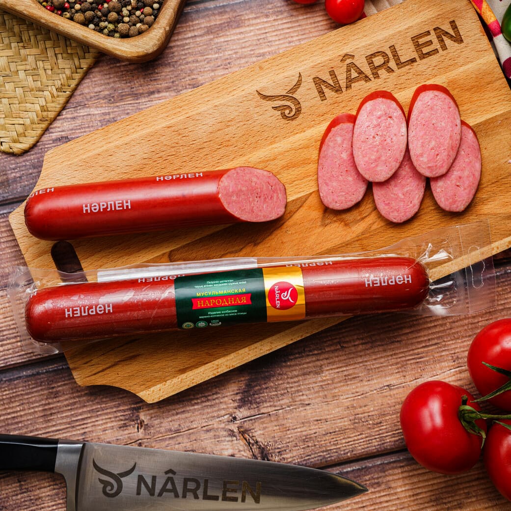 Колбаса варено-копченая Мусульманская Народная, 300 гр.