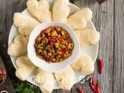 КУРИЦА С ЛЕПЕШКАМИ 250 г.